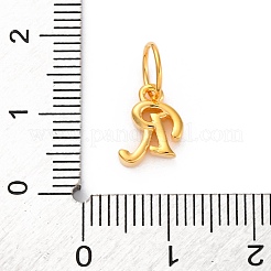 925 Sterling Silber Buchstabenanhänger mit Biegeringen&nbsp;LS-STER-R008-01G-R