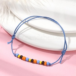 Geflochtenes Perlenarmband aus Glassamen&nbsp;BJEW-JB09781
