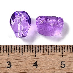 Perles de verre de peinture de cuisson&nbsp;GLAA-S202-17G