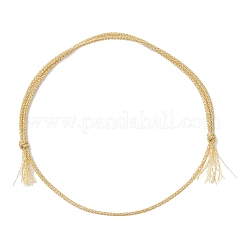 6 Stück 6 Farben Polyester geflochtene Kordel Armband machen&nbsp;AJEW-JB01375