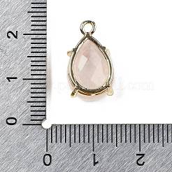 Anhänger aus natürlichem Rosenquarz mit Facettenschliff&nbsp;G-M431-16G-02