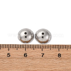 Cappucci per perline in acciaio inossidabile chirurgico 316l&nbsp;STAS-C125-01C-P