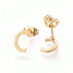 Conjuntos de joyas con colgantes y aretes de acero inoxidable 304&nbsp;SJEW-P099-03G