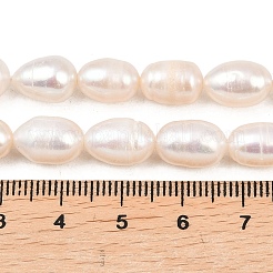 Fili di perle di perle d'acqua dolce coltivate naturali&nbsp;PEAR-F020-23B