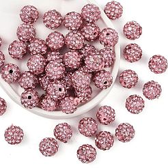 Polymer Ton Strass Perlen&nbsp;RB-H284-6MM-Half-223