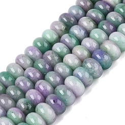 Hilos de abalorios de jade blanco natural&nbsp;G-Q613-01F-36