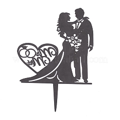 Valentinstag diy acryl kuchen kartendekoration&nbsp;AJEW-WH0248-11B