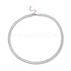 Tennishalsketten aus Zirkonia&nbsp;NJEW-G017-01D-P