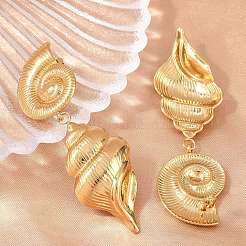 Boucles d'oreilles pendantes à clous en acier inoxydable 304 pour femmes&nbsp;SA-H001-09G