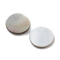 Natürliche schwarze Lippe Shell Cabochons&nbsp;SSHEL-I026-20D