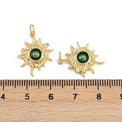 Colgantes de esmalte de latón&nbsp;KK-L240-12G