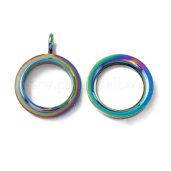 Legierung kristall strass medaillon anhänger&nbsp;FIND-WH0061-50A-M