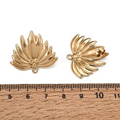 Boucles d'oreilles à tige en acier inoxydable 304&nbsp;SA-CBAA9A2-14G-02