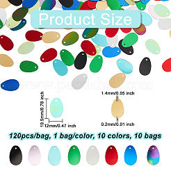 10 borsa 10 colori accessori ornamentali&nbsp;DIY-OC0010-58