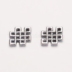 Dijes de rombos de aleación de estilo tibetano&nbsp;LF0194Y-NF