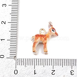 Anhänger aus Emaille mit Tiermotiven&nbsp;ENAM-P264-03A-G