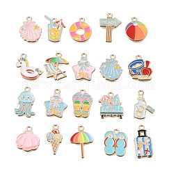 40 estilo de colgantes de aleación esmaltada para verano&nbsp;PALLOY-T097-01M