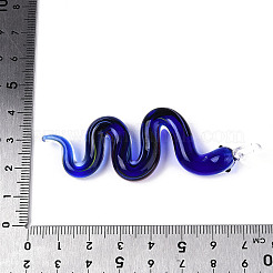 Colgantes hechos a mano de lampwork grandes&nbsp;LAMP-N034-17D
