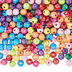 600 pièces de placage de perles acryliques&nbsp;PACR-PA0001-10B