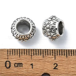 Tibetische Stil Legierung Großlochperlen&nbsp;TIBEB-F065-13AS