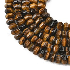 Natürlichen Tigerauge Perlen Stränge&nbsp;G-G458-C01-4x6mm