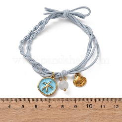 Bracelets à breloques en acier inoxydable 304&nbsp;BJEW-B170-01G-03