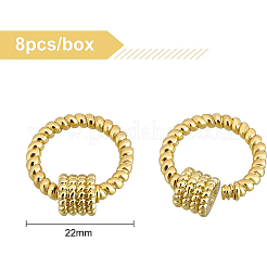 Messingschraube Karabiner Schloss Charms&nbsp;KK-BC0004-77