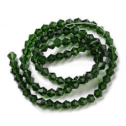 Chapelets de perles en verre transparente  &nbsp;GLAA-F029-4mm-25