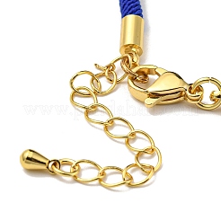 Fabrication de bracelets en cordons de nylon adaptés aux breloques de connecteur&nbsp;AJEW-P116-02G-02