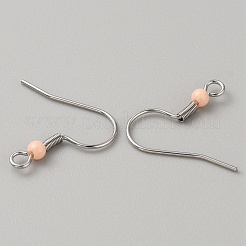 Ganchos para pendientes de acero inoxidable 304&nbsp;LS-STAS-WH0027-64P-02