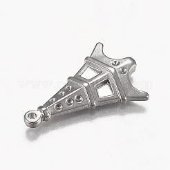 Colgantes de acero inoxidable 304 resistentes al deslustre con engastes de rhinestone.&nbsp;STAS-Z012-26P