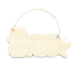 Tablero de densidad del día de la independencia adorno de pared de madera colgantes de placa de puerta&nbsp;HJEW-C004-10