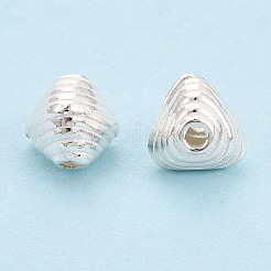 925 Sterling Silber gewellte Perlen&nbsp;STER-N016-127S