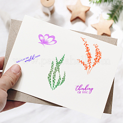 4 Stück 4 Arten Pflanzenklare Silikonstempel&nbsp;DIY-CP0009-80B