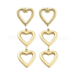 Boucles d'oreilles à tige en acier inoxydable 304&nbsp;EJEW-S226-10G-02