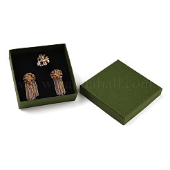 Schmuckaufbewahrungsboxen aus Karton und Papier mit Schwamm&nbsp;CON-P023-01E-01