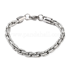 Bracelets à chaîne en acier inoxydable 304 pour hommes et femmes&nbsp;BJEW-Q038-09P
