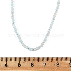 Collares de abalorios amazonite naturales&nbsp;NJEW-K114-A-A07