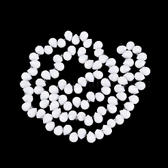 Chapelets de perles en verre opaques&nbsp;GLAA-Q116-01A-D01
