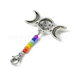 Decorazioni pendenti con perline di vetro&nbsp;HJEW-JM01281