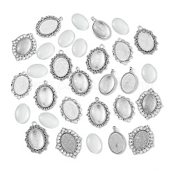 Kit fai da te per realizzare ciondoli in lega in stile tibetano vuoto&nbsp;DIY-FS0005-76B