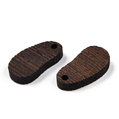 Anhänger aus natürlichem Wengeholz&nbsp;WOOD-T023-89