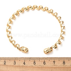 Brazaletes de hierro con electroforesis para mujer&nbsp;BJEW-M057-03G