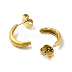 Boucles d'oreilles à tige en acier inoxydable 304 pour femmes et hommes&nbsp;STAS-P319-34G