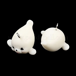 Pendentifs en résine opaque série marine&nbsp;RESI-XCP0002-42C