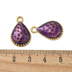 Placcatura ionica (ip) ciondoli in acciaio inossidabile 304&nbsp;STAS-R008-04G-03