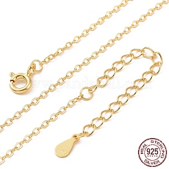 925 collier chaîne en argent sterling&nbsp;NJEW-A011-02G