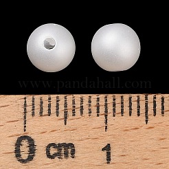 Perline di plastica imitazione perla satinata&nbsp;KY-F022-6mm-01