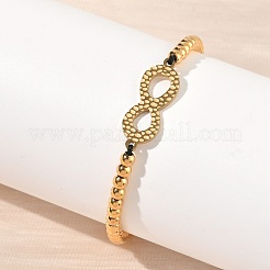 Infinity-Gliederarmbänder aus 304 Edelstahl&nbsp;BJEW-F534-01G