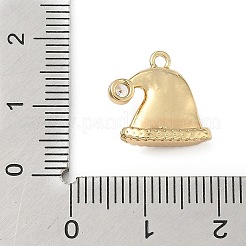 Adornos de latón micropavé de circonia cúbica&nbsp;KK-H521-02B-G